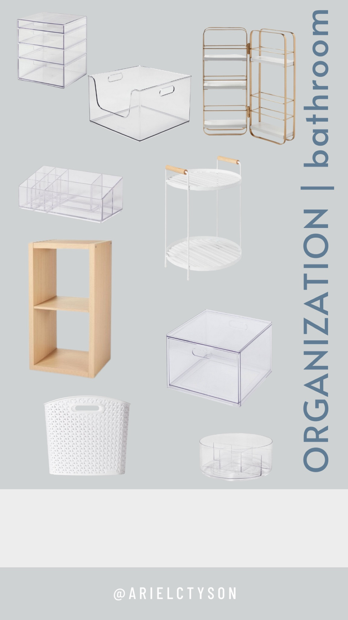 Bathroom, organization, containers, baskets

#LTKhome #LTKfindsunder50