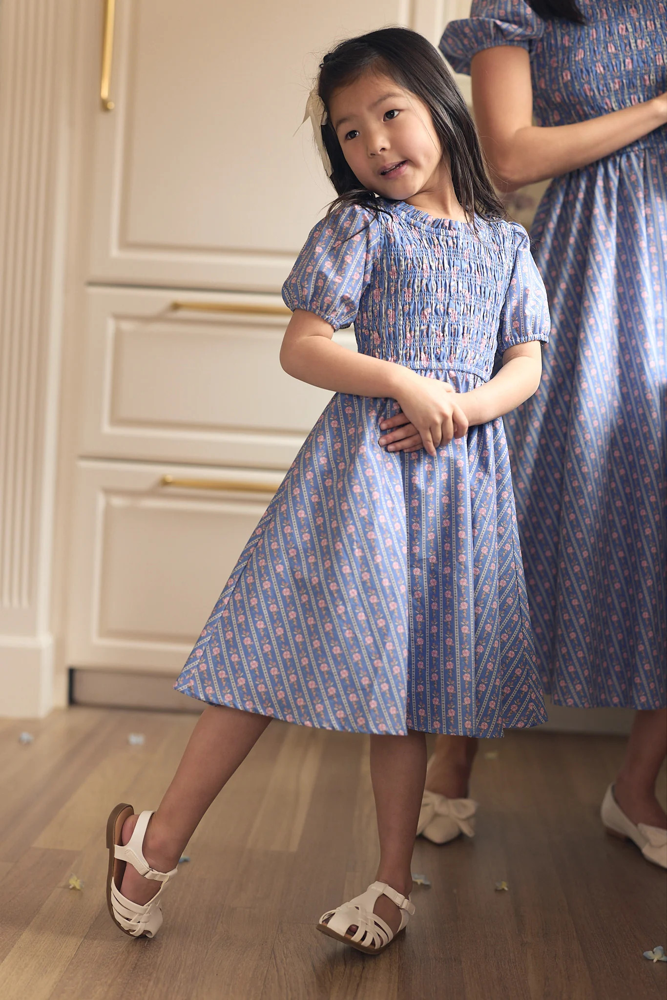 Mini Mariah Dress in Linear Print | Ivy City Co