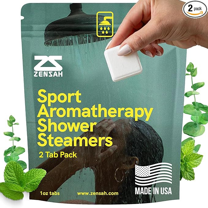 Zensah Sport Shower Steamers - Relaxing Aromatherapy, USA Made with Natural Eucalyptus Essential ... | Amazon (US)