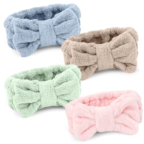 WSYUB Wide Spa Headband,3’’ Wide Makeup Headband for Washing Face,Stretchy Skincare Headbands,Face Wash Headbands for Girls Teens Women | Amazon (US)