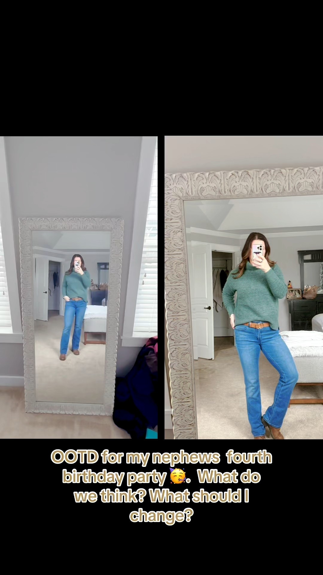 OOTD, these jeans fit so good with the perfect amount of stretch. Sweater and boots are from a few years ago, linked similar. Belt is Amazon. 

#LTKFindsUnder50 #LTKootd #LTKOver40