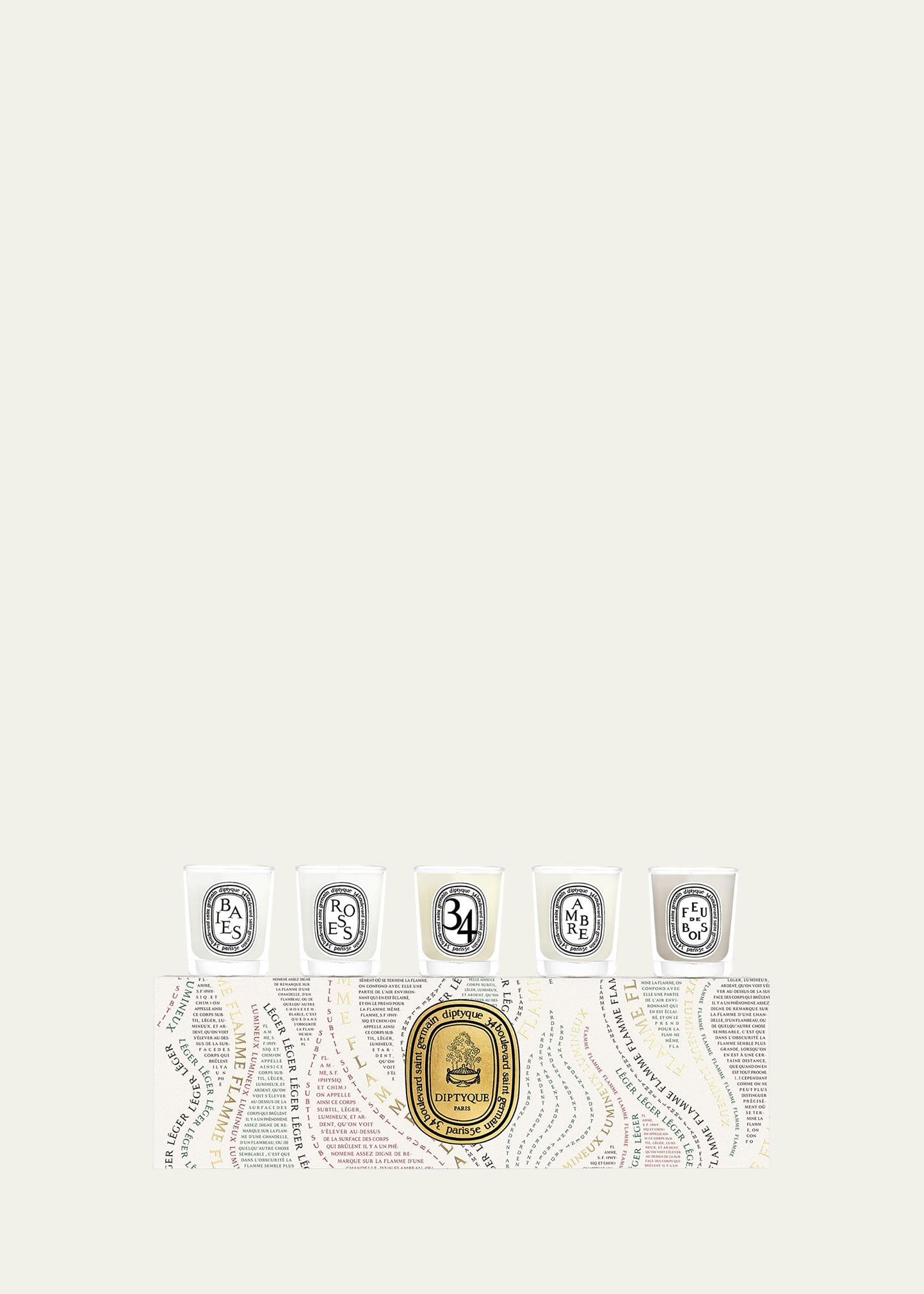 DIPTYQUE Mini 5-Piece Candle Holiday Gift Set - Limited Edition | Bergdorf Goodman