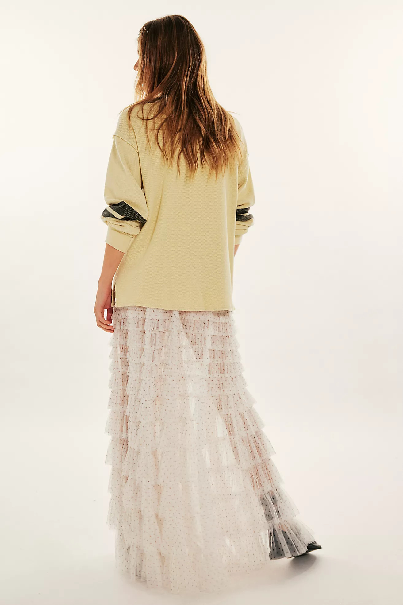 Return Of The Ruffle Maxi Slip Skirt | Free People (Global - UK&FR Excluded)