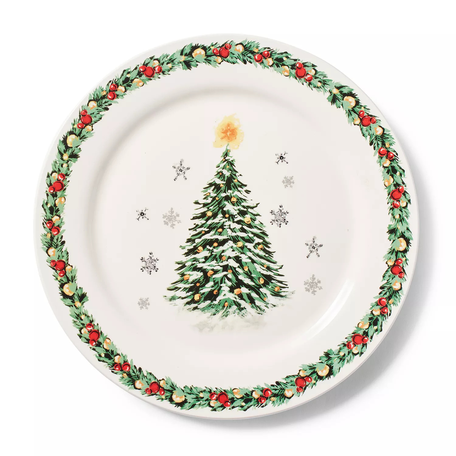 Sur La Table Snowy Village Tree Dinner Plate | Sur La Table | Sur La Table