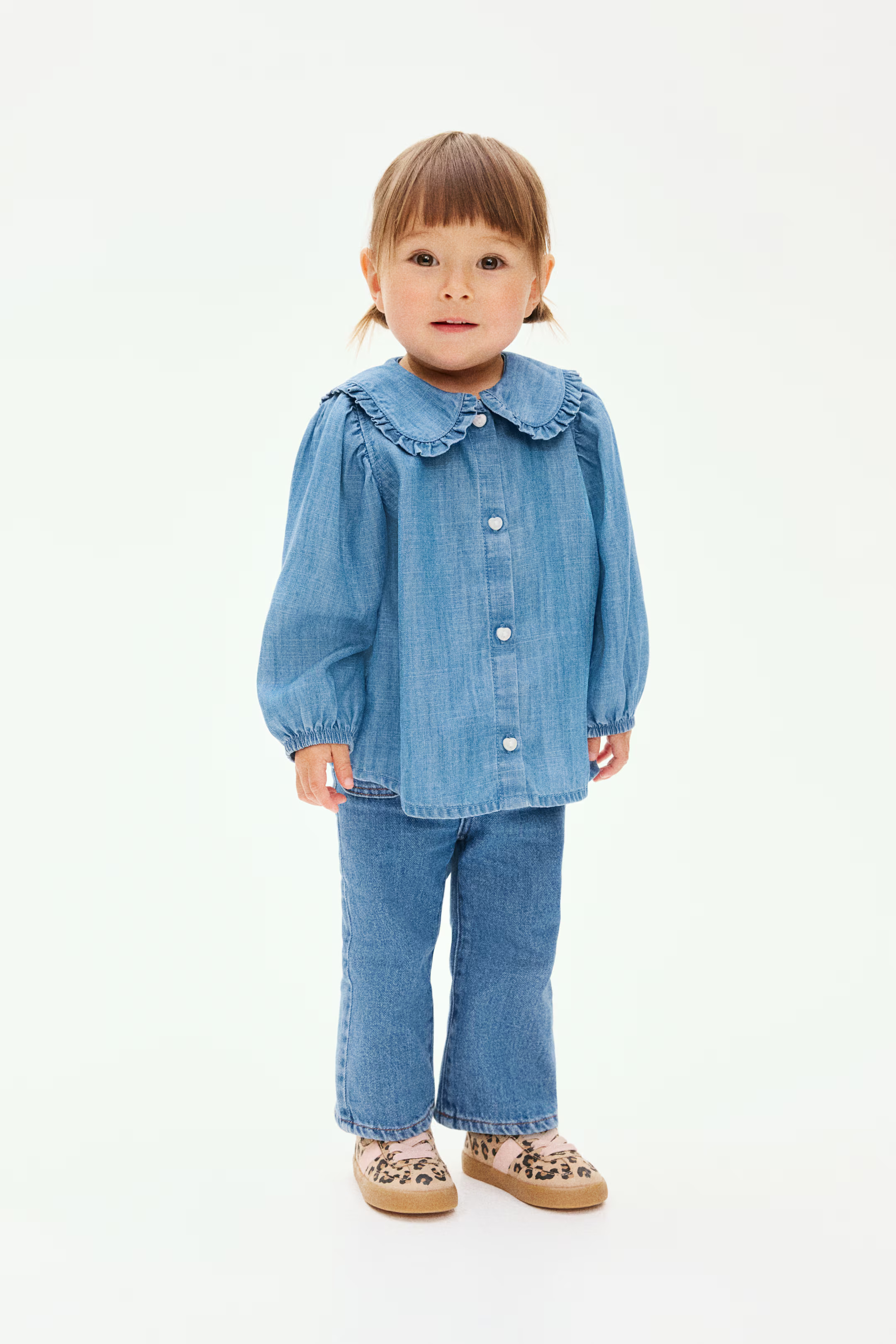 Flared Leg Jeans - Denim blue - Kids | H&M US | H&M (US + CA)