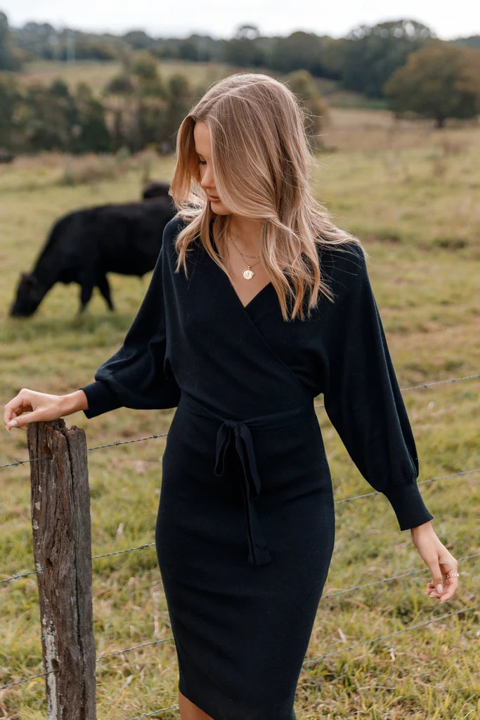 Nate Dress - Black | Petal & Pup (US)