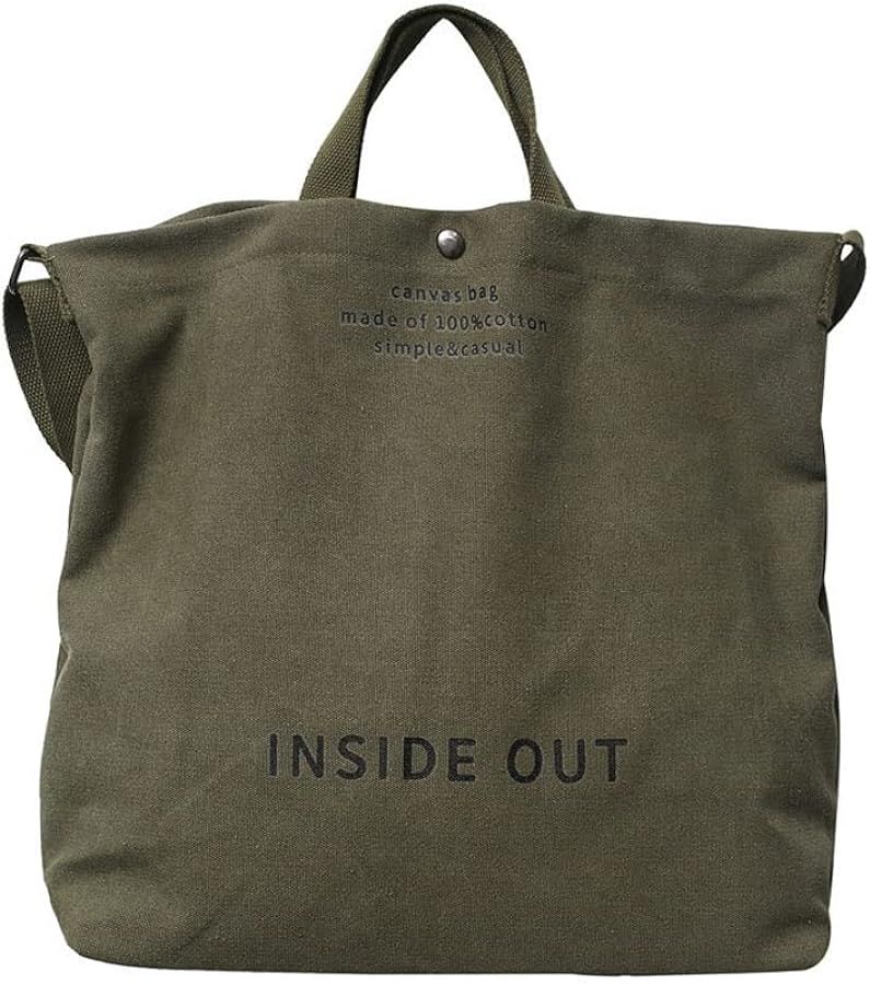 Women Canvas Tote Handbags Casual Shoulder Work Bag Crossbody Top Handle Bag Cross-body Handbags | Amazon (US)