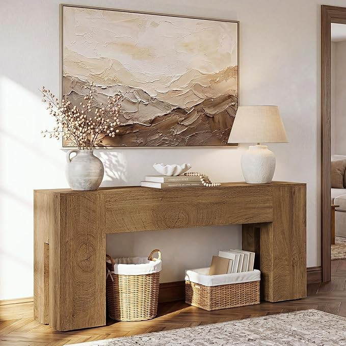 Tribesigns 71-Inch Long Console Table for Entryway, Farmhouse Sofa Console Behind the Couch Table... | Amazon (US)