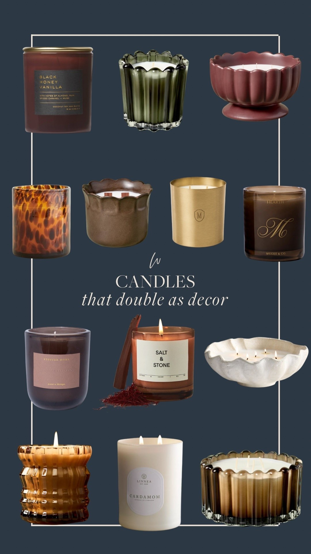 Candles that double as decor, love these for simple styling!

#LTKHome #LTKautumn #LTKFindsUnder50