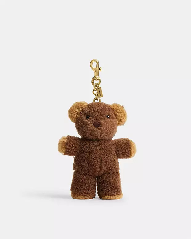 Teddy Bear Bag Charm In Shearling | Coach (US)
