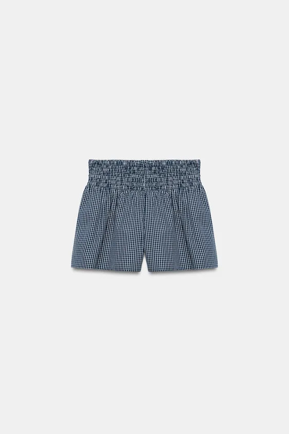 GINGHAM SHORTS | Zara US