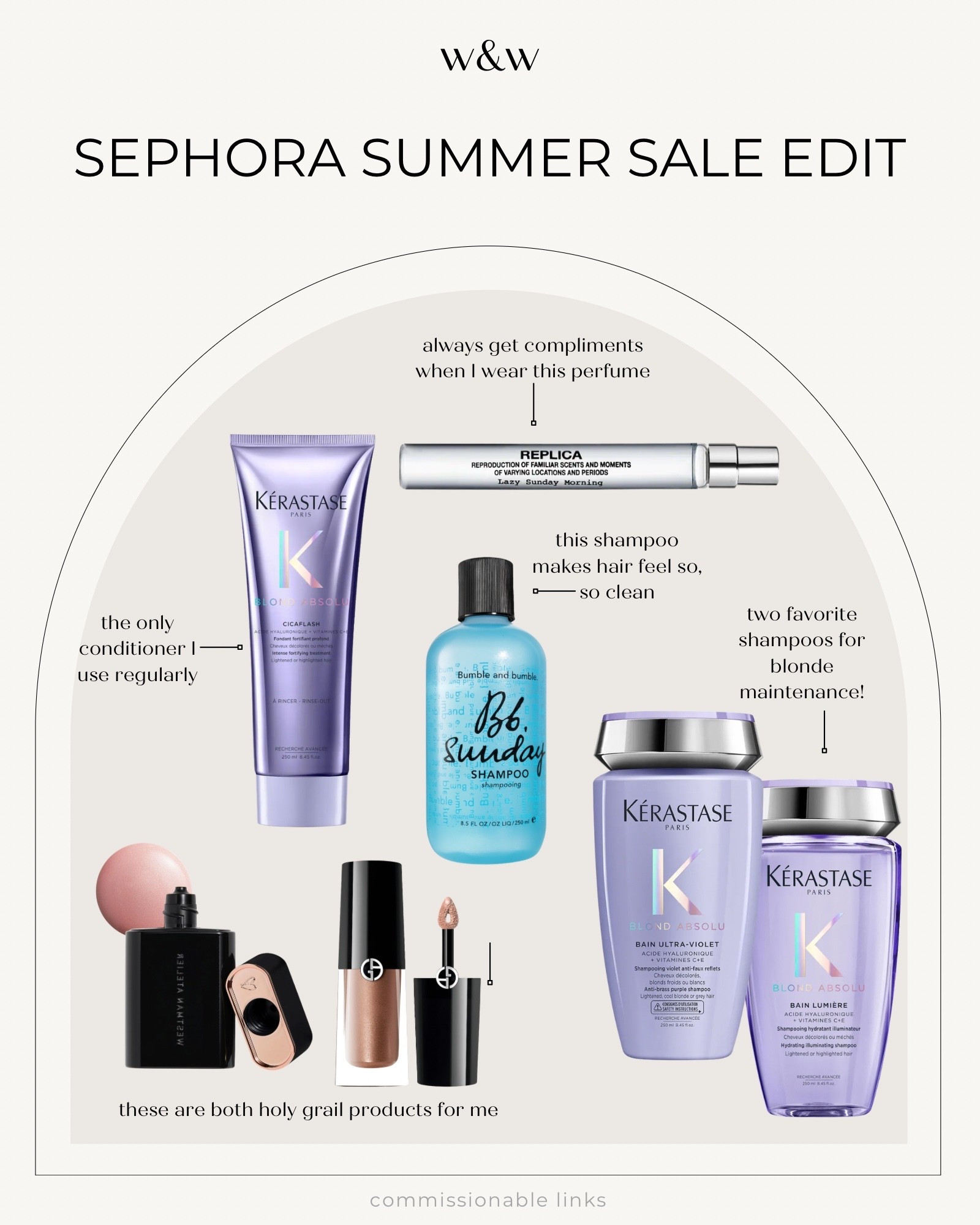 Sephora summer sale favorites! My favorite shampoo and conditioner, an easy eye shadow and a favorite highlighter and perfume. 

@sephora #sephorapartner

#LTKselfcare #LTKSaleAlert #LTKBeauty