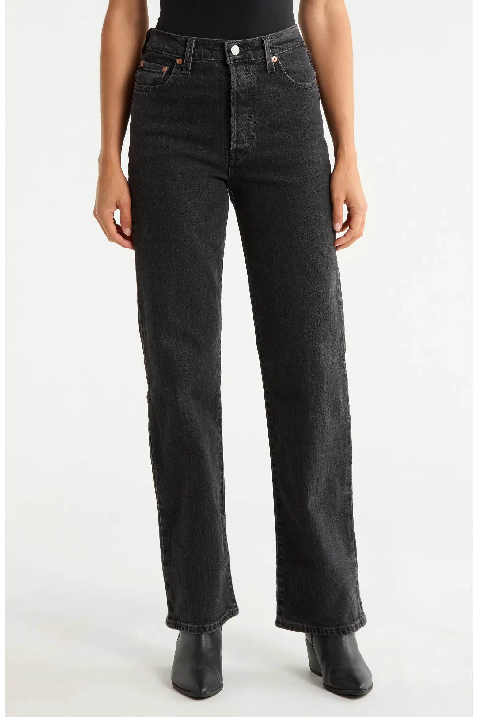 Ribcage High Waist Straight Leg Jeans (Women) | Nordstrom | Nordstrom