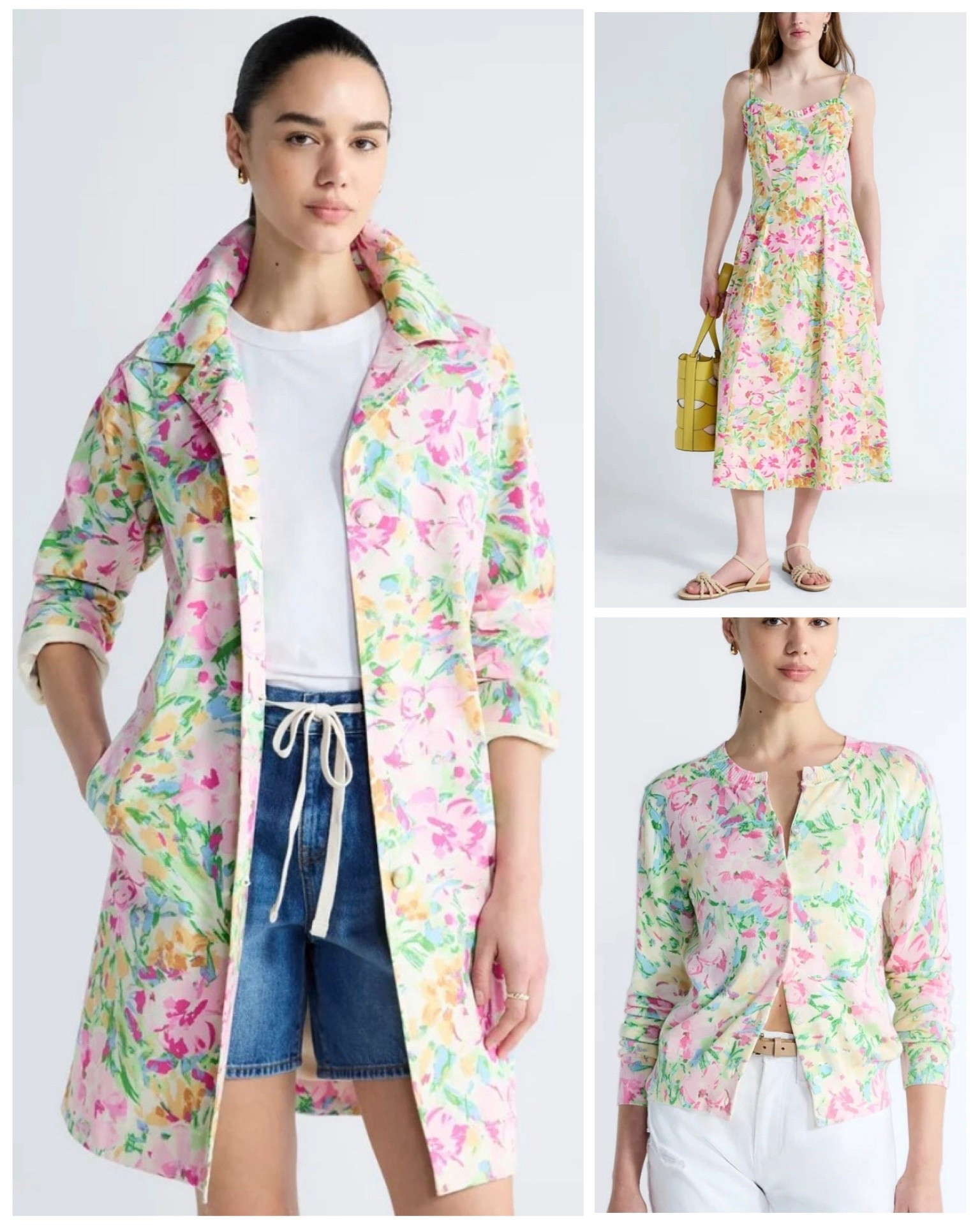 Grandmillennial Preppy Floral Set 🌸 Matching Dress, Coat & Cardigan

M
The ultimate grandmillennial dream set 🌿 This colorful floral collection gives you multiple ways to style a polished, preppy look—wear the dress on its own or layer with the matching cardigan or statement car coat for a more elevated feel. Finished with woven flats, a structured bag, and gold hoops for that timeless, feminine touch 🤍

Perfect for spring events, brunch, showers, or everyday polished dressing 🌸

grandmillennial style, preppy outfit ideas, floral dress outfit, matching set outfit, spring layering pieces, colorful preppy style, Walmart fashion finds, affordable preppy fashion, feminine classic style, timeless floral prints, southern style, feminine outfits 

#LTKMothersDay #LTKWorkwear #LTKOver40