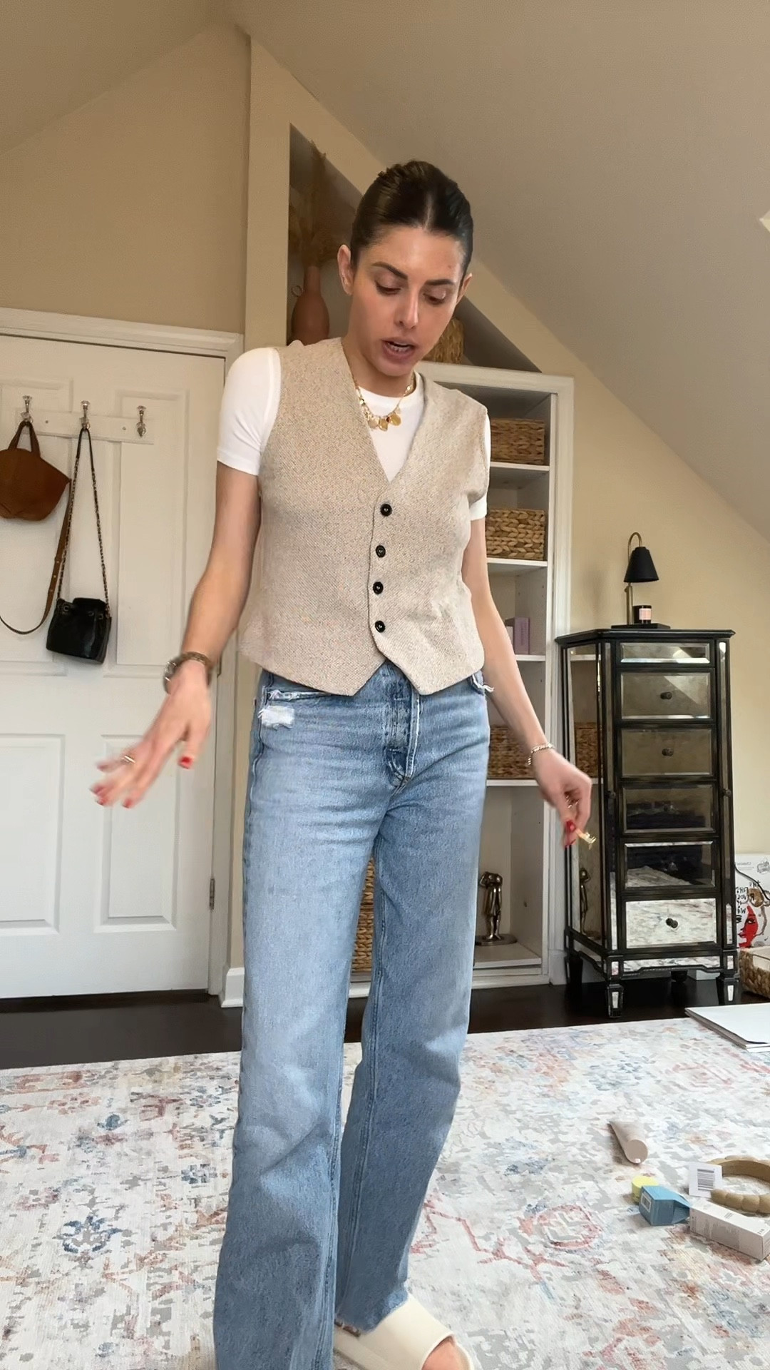 A very 90s OOTD // linked great vests I found on sale

#LTKVideo #LTKstyletip #LTKfindsunder100