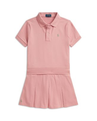 Girls' Stretch Mesh Boxy Polo Shirt & Skort Set - Little Kid, Big Kid | Bloomingdale's (US)