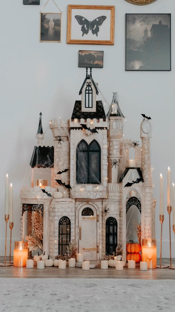 Go get yourself a used princess castle off of Facebook marketplace and made a dreamy haunted house! It’s sooo fun! 🖤

#LTKSeasonal #LTKHome #LTKFamily