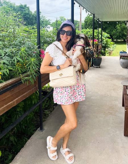Love these floral shorts for the spring/summer season.  I also linked these platform sandals, the purple headband, and my story burch bag. 
Spring outfit, summer outfit, brandikimberlystyle 

#LTKFind #LTKSeasonal #LTKstyletip