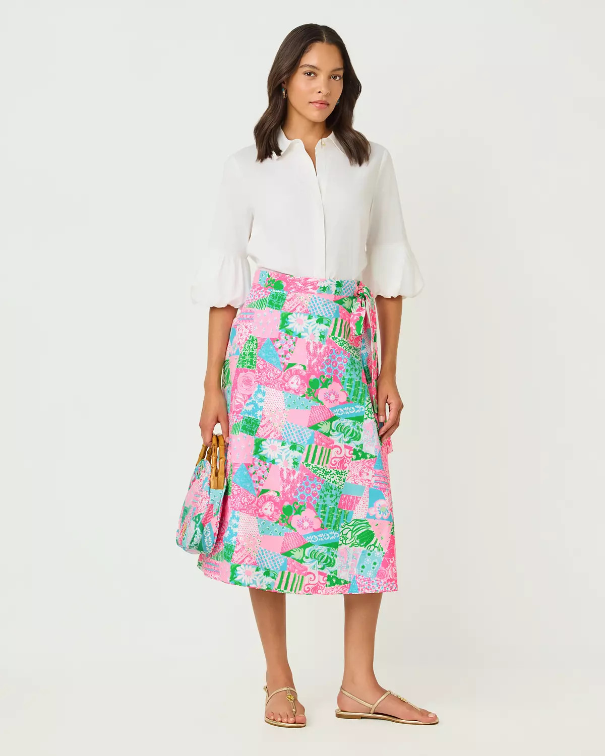 Constance Reversible Midi Wrap Skirt | Lilly Pulitzer