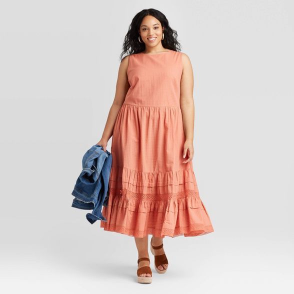 Women's Sleeveless Pintuck Dress - Universal Thread™ (Regular & Plus) | Target