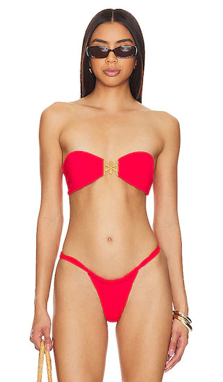 Mia Bikini Top in Rossa | Revolve Clothing (Global)