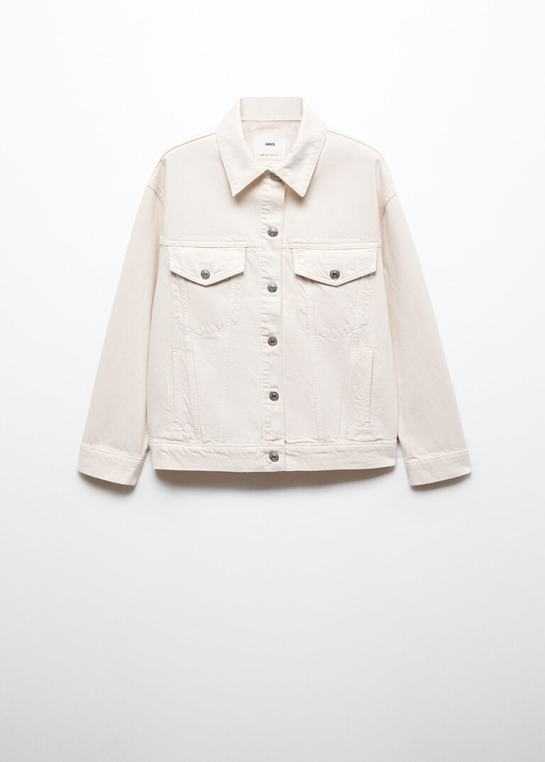 Oversize denim jacket -  Women | Mango USA | MANGO (US)