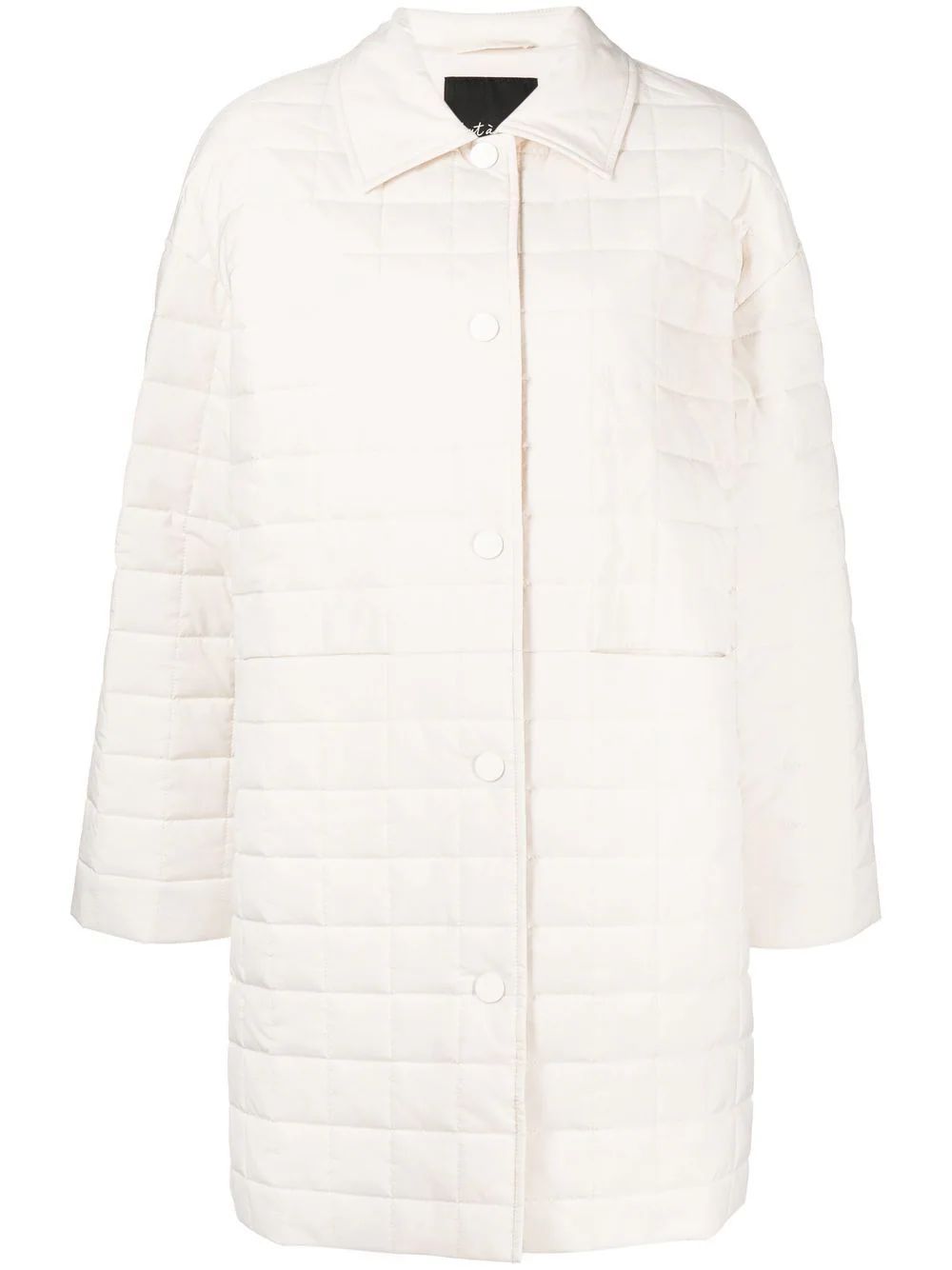 quilted single-breasted coat | Farfetch Global