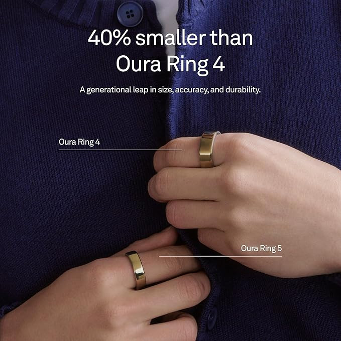 Oura Ring 5 in gold has been my latest obsession ✨ the tiniest smart ring that does the most — tracking sleep, activity, and even women’s health insights like a pro. I love how it blends into my everyday look while quietly giving me all the data I need to stay on top of my routine. The battery lasts up to a week (yes please 🙌) and it works seamlessly with both Android & iOS. Pro tip: definitely size before you buy for that perfect comfy fit 💛

#OuraRing #SmartRing #WellnessTech #SleepTracking #HealthyHabits #WomensHealth #FitnessTracking #TechAccessories #GoldJewelry #MinimalStyle #SelfCareRoutine #DailyWellness #HealthTracker #WearableTech #LifestyleUpgrade #RoutineEssentials #WellnessJourney #TechLover #GlowUpRoutine #ModernLiving #GiftIdea #GiftForHer #LuxuryGift #TechGift #SelfCareGift 

 #LTKSeasonal #LTKU #LTKSaleAlert