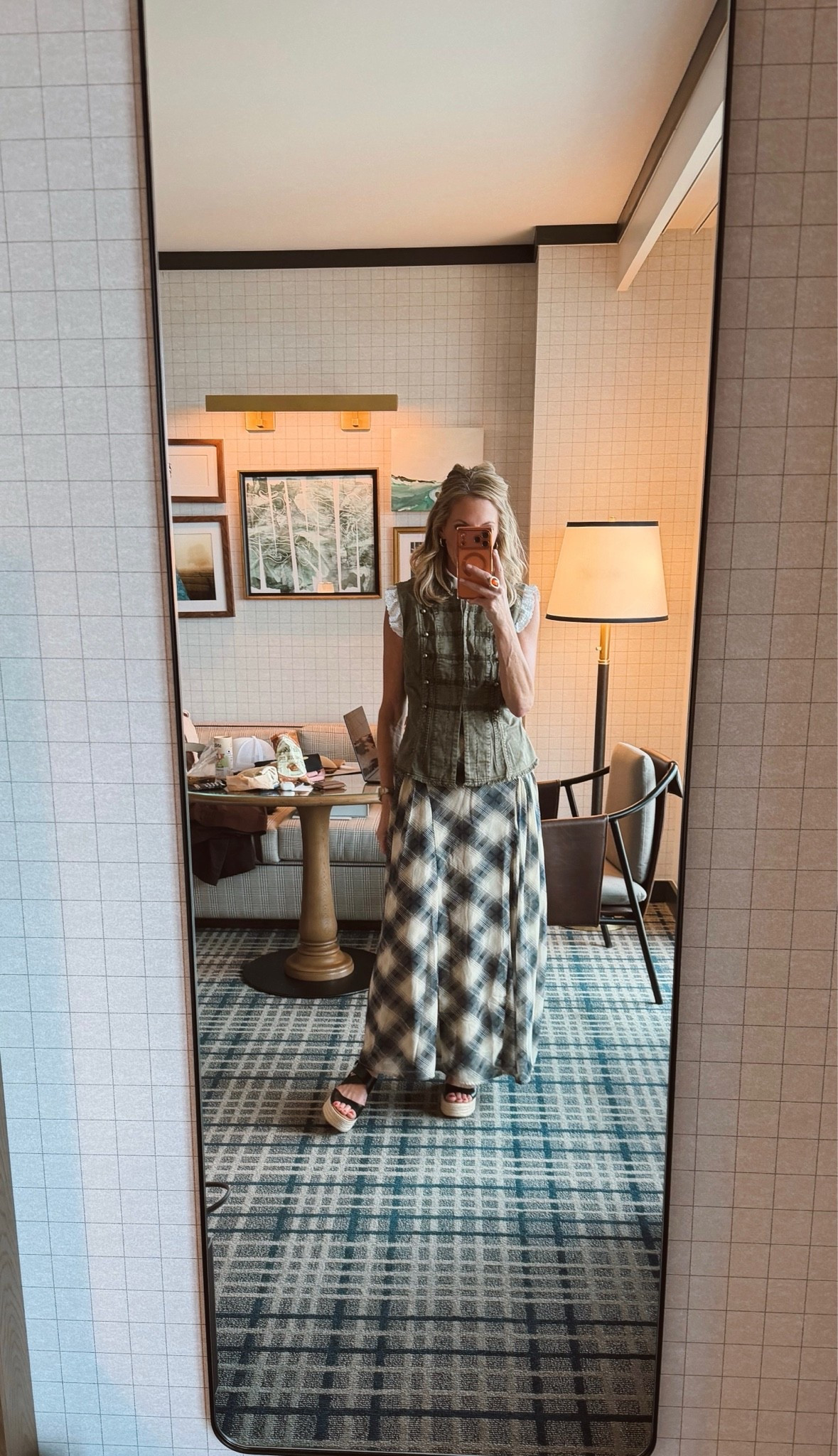 Second look of the day and I’m loving this mix of textures + fall tones! 🤎 Such a fun outfit for LTK Con. 

Skirt, vest, fall outfit, fall fashion, @Anthropologie  Walmart

#LTKootd #LTKSeasonal #LTKCon