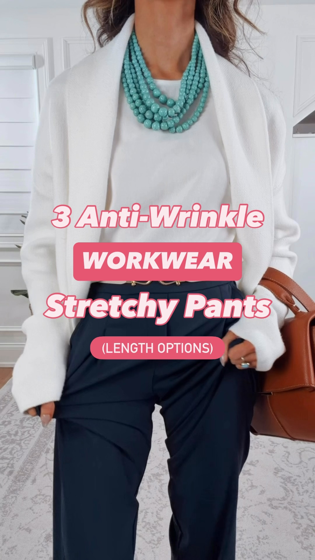 Wrinkle free work pants that come in lengths! I’m 5’6” wearing a xsmall 33” inseam in grey and navy pair and 31” inseam in black pair. 

#LTKmomlife #LTKdayinmylife #LTKWorkwear