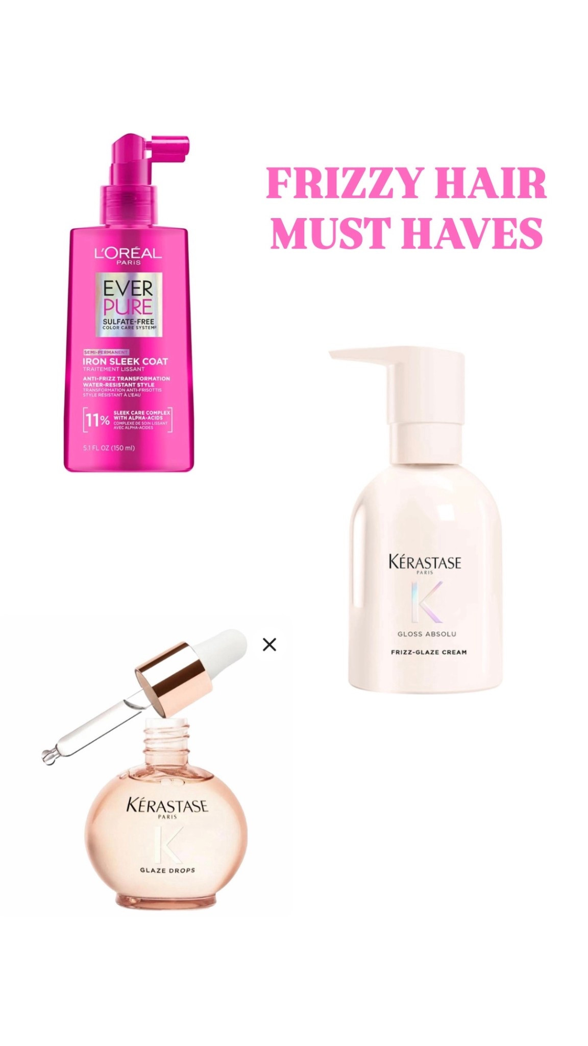 Frizzy hair must haves!! Also makes my hair SO soft and smells divine!! 

#LTKgrwm #LTKBeauty #LTKselfcare
