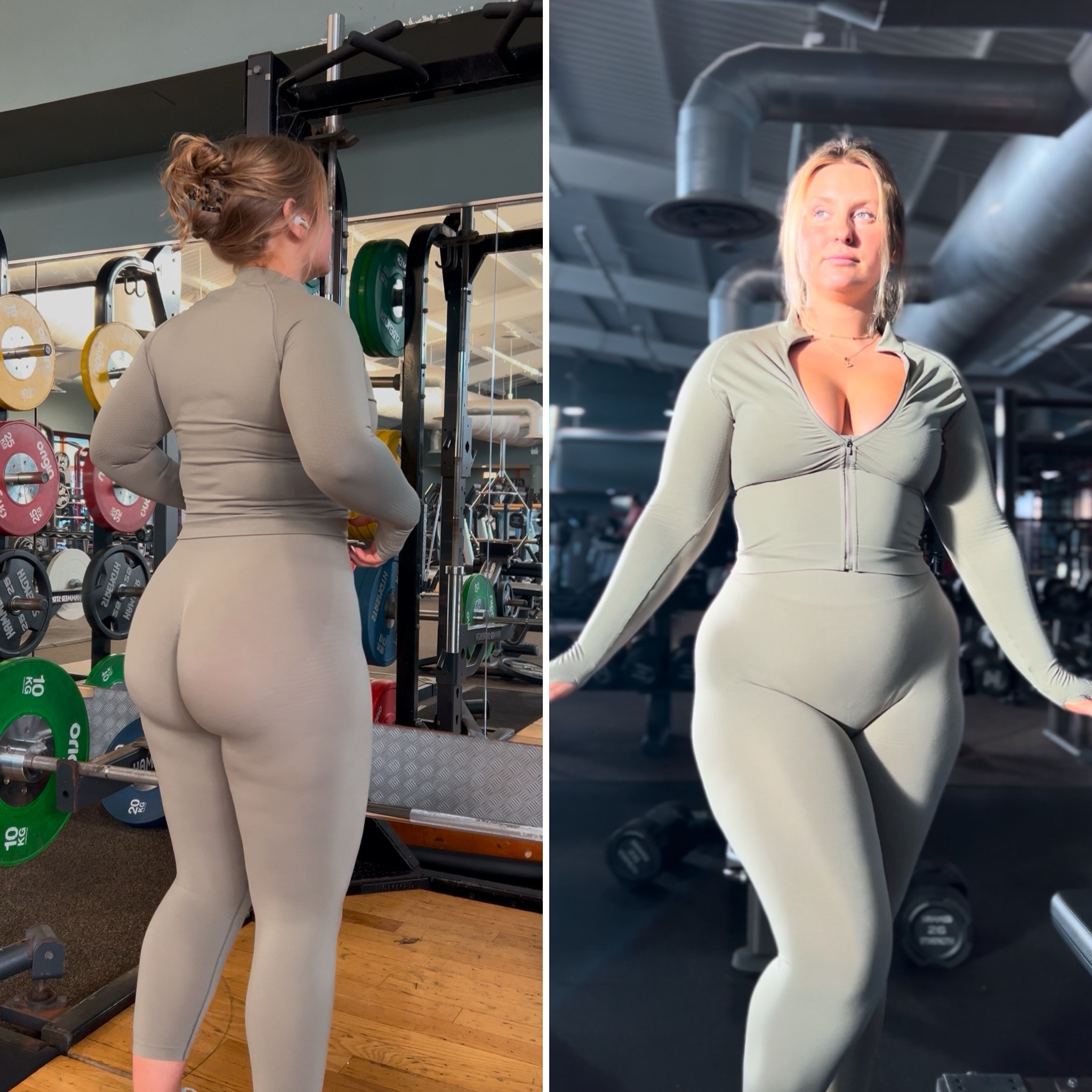 Never have I ever had so many Q’s asking where a gym set is from!!! YOU GALS LOVE IT!! My tala obsession continues 😮‍💨😮‍💨😮‍💨 not too thick on the material but hugs and stretches SO good!!!! 🤤

#LTKcurves #LTKstyletip #LTKfitness