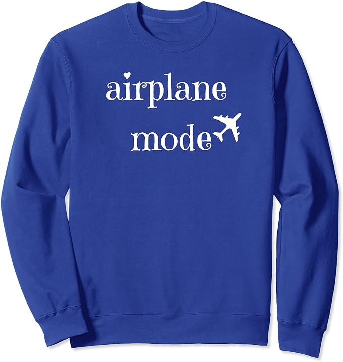 airplane mode Sweatshirt | Amazon (US)