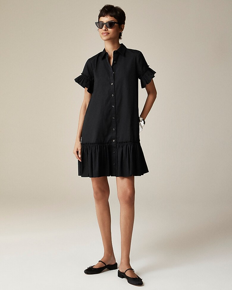 Amelia shirtdress in cotton poplin | J. Crew US