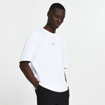 White 'Los Angeles' oversized t-shirt | River Island (UK & IE)