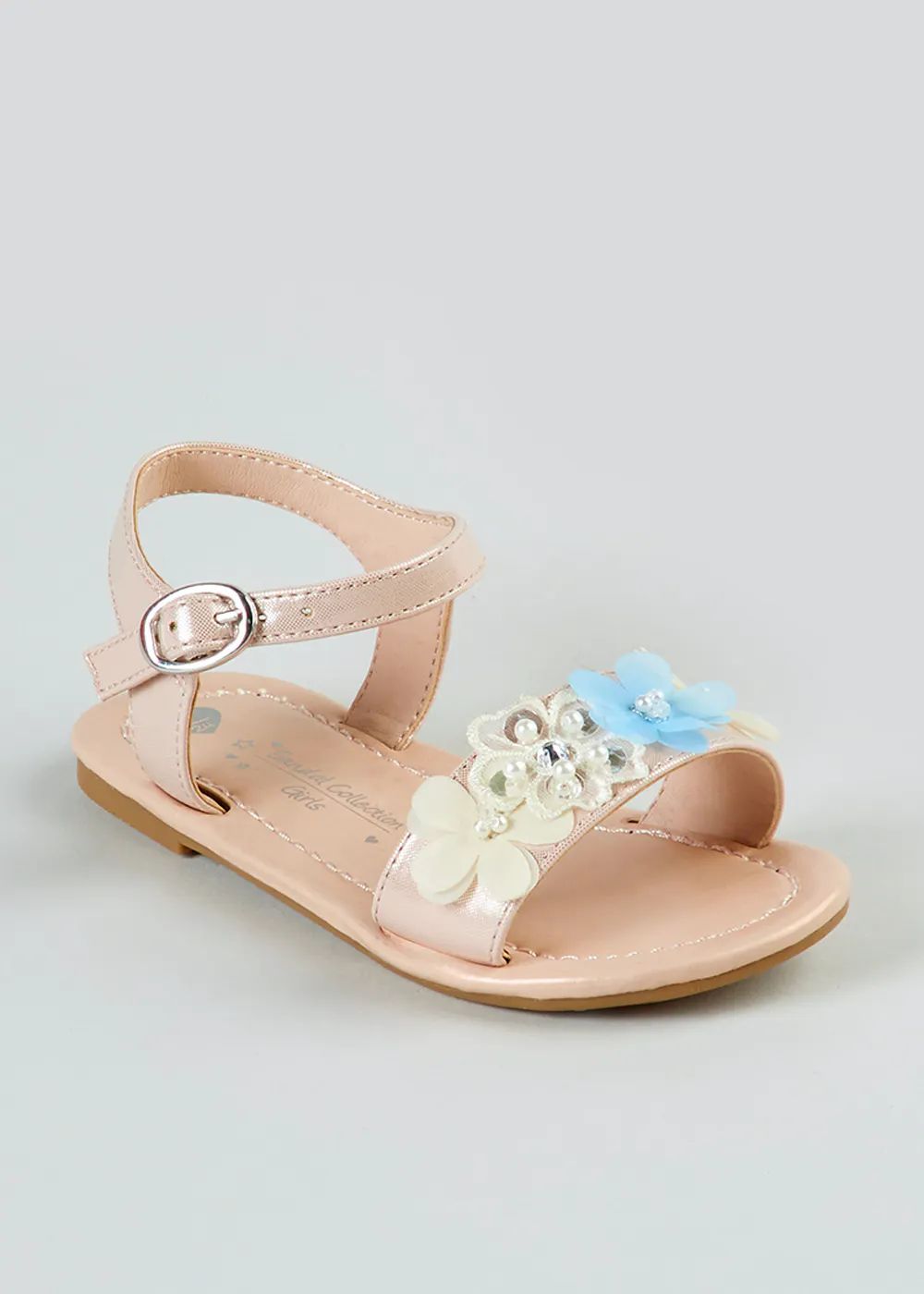 Girls Flower Occasion Sandals (Younger 4-12) – Pink | Matalan (UK)