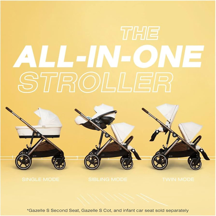 Cybex Gazelle S Second Seat Unit - Moon Black | Amazon (US)