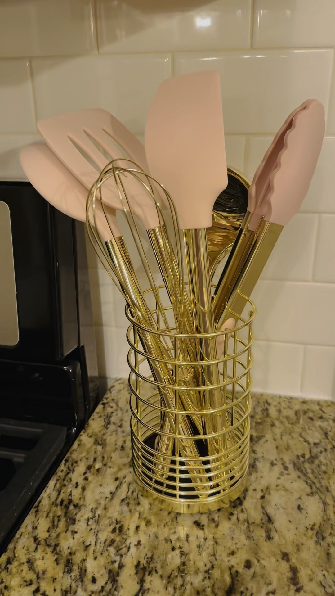 Pink and gold kitchen utensils set 
I love buying things for my house just because they are pink 😍

#LTKGiftGuide #LTKVideo #LTKhome
