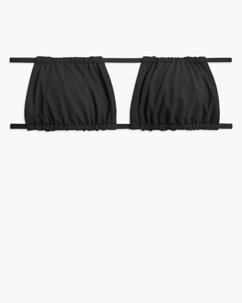 Ruched Bandeau Bikini Top | We Wore What