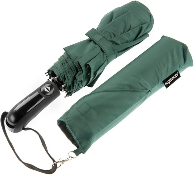 Ergonauts Windproof Vented Double Canopy Travel Umbrella with Teflon Coating - Portable Compact F... | Amazon (US)