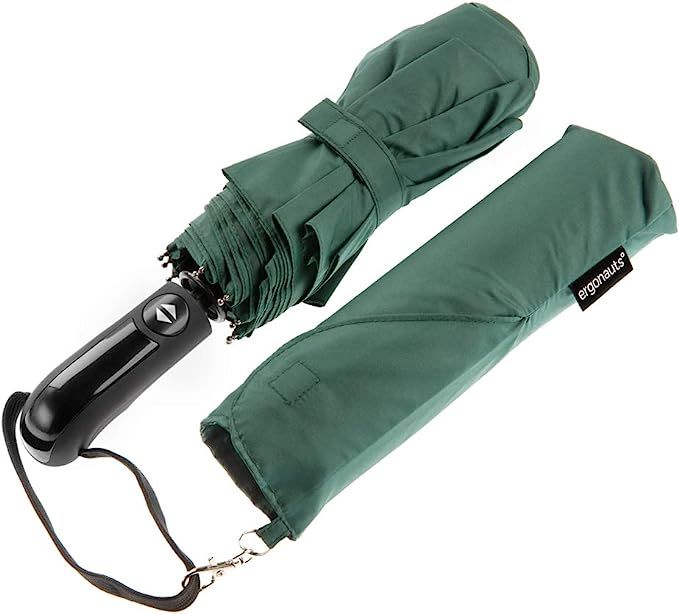 Ergonauts Windproof Vented Double Canopy Travel Umbrella with Teflon Coating - Portable Compact F... | Amazon (US)