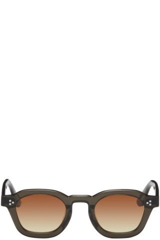 Brown Logos Sunglasses | SSENSE