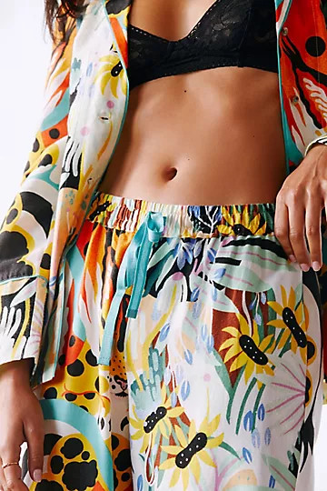 Marcos Navarro for Anthropologie Flannel Sleep Pants | Anthropologie (US)