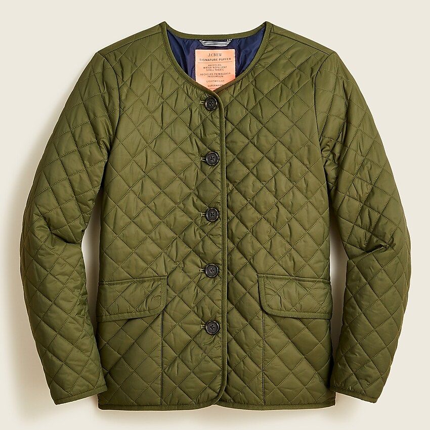 Quilted puffer lady jacket with PrimaLoft® | J.Crew US