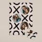 "XO" - Customizable 12-piece Custom Puzzle in Beige by Corinne Malesic. | Minted