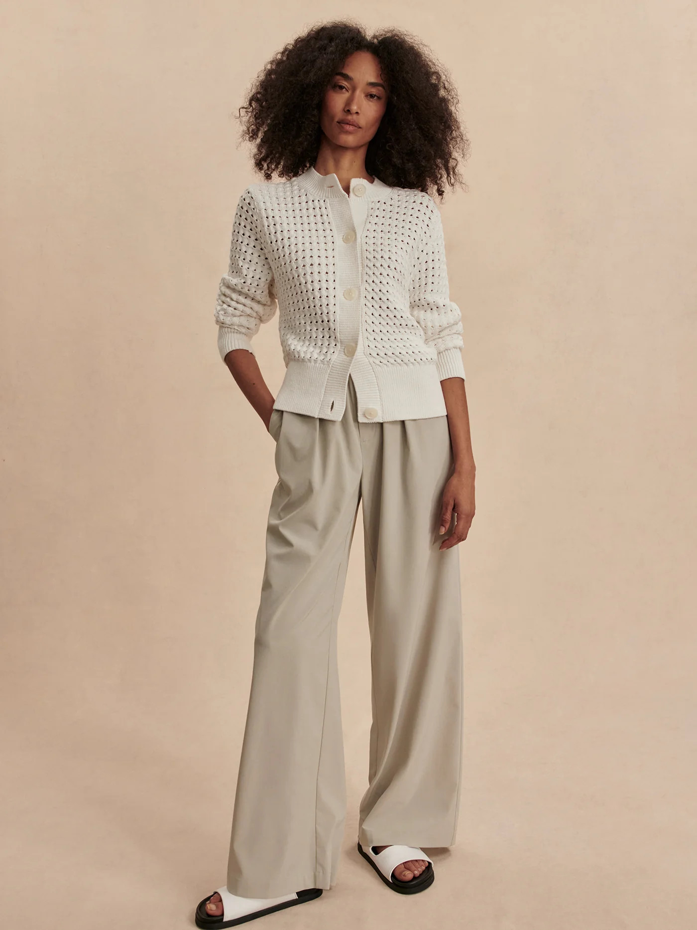 Bettina Textured Knit Jacket | Varley US