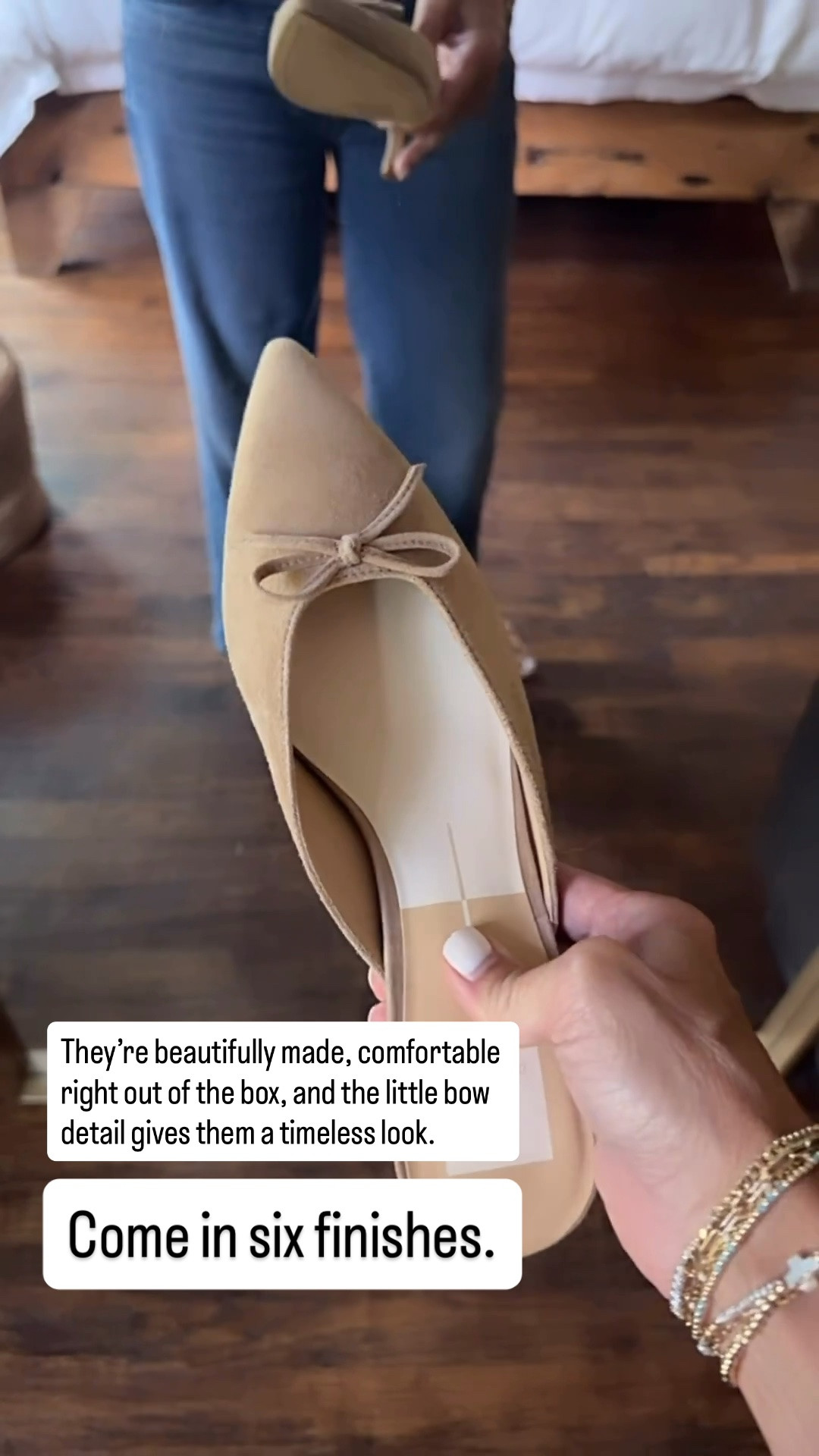 These Dolce Vita flats are one of those shoes you’ll reach for again and again. They’re beautifully made, comfortable right out of the box, and the little bow detail gives them a timeless look. They come in six finishes, making it easy to find a pair that works with your wardrobe.

💡 LTK MADE EASY
❤️ Heart = Support my posts!
🔖 Save = Get sale & restock alerts
📋 Lists = Keep favorites organized
📲 Share = Send lists and products to a friend. Hello, Christmas List!
💬 Comment = Ask me anything about what I’m wearing.:-)

#LTKootd #LTKOver40 #LTKSaleAlert