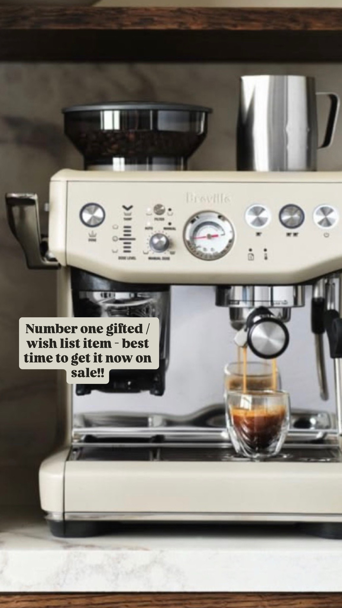 Most gifted coffee maker!!!
Amazon prime day
Deals

@breville