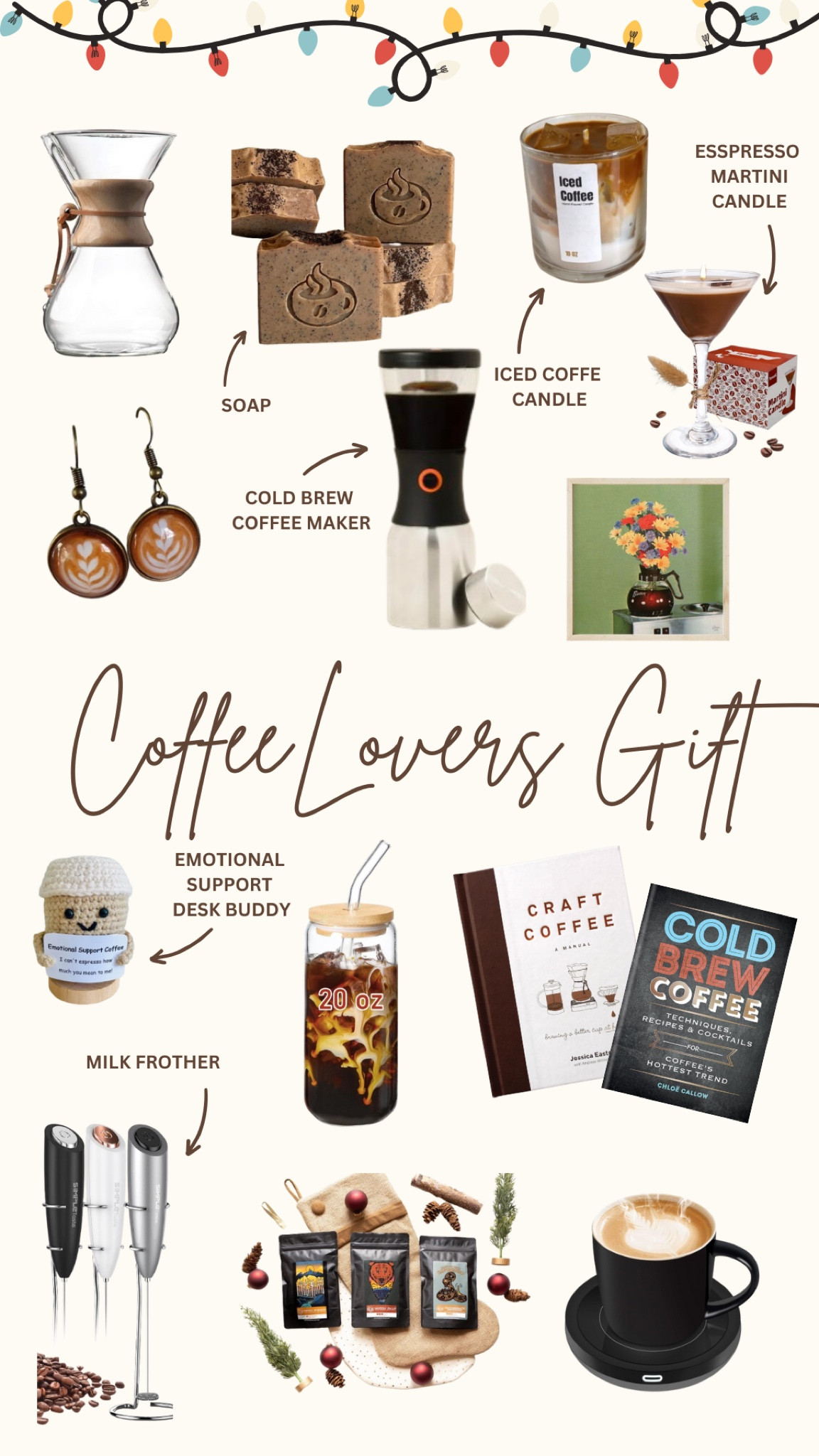 Best gifts for coffee lovers
Coffee gift ideas 2024
Unique coffee lover gifts
Holiday coffee gifts under $30
Coffee accessories Christmas gifts
Barista-style gifts for coffee enthusiasts
Coffee-themed stocking stuffers
Gourmet coffee gift sets
Personalized coffee gifts
Cute coffee mugs gift ideas
At-home coffee bar essentials

#LTKCyberWeek 

#LTKHoliday #LTKGiftGuide