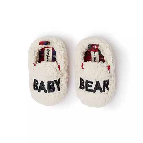 Unisex Baby Dearfoams Baby Bear Plaid Slippers | Kohl's